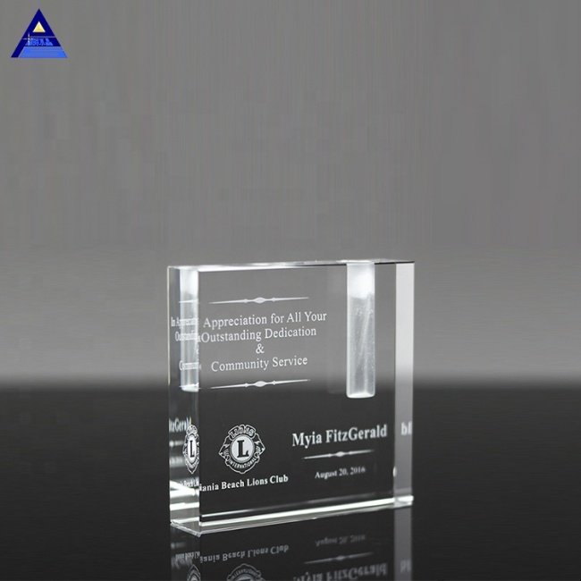 Großhandel facettierte optische Kristallknospe Vase Ruhestand Geschenk für Crystal Award