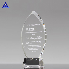 Gravure fantaisie K9 Accolade Flame Crystal Award pour la décoration