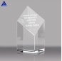 Personalized Blank Crystal Obelisk Glass Medal Trophy award For Souvenir