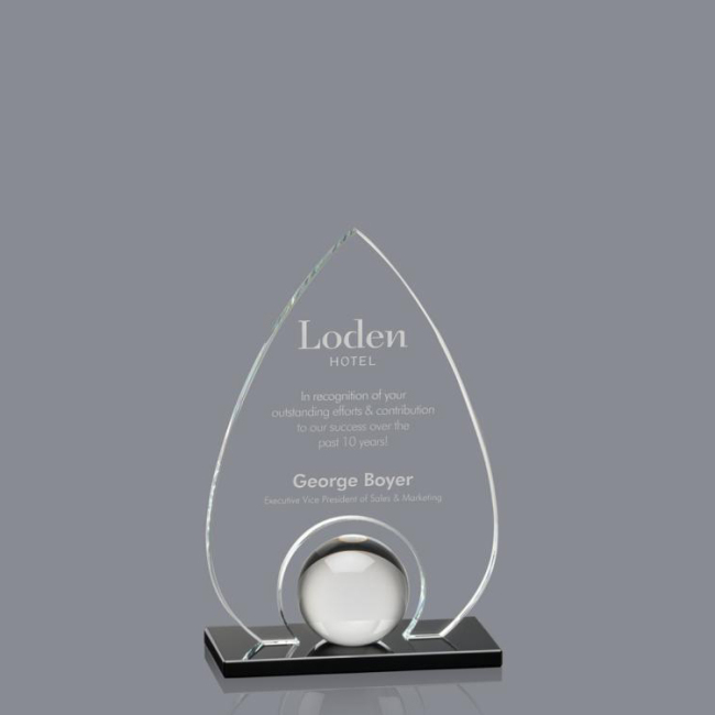 High-quality custom crystal trophy Wholesale Glass Crystal Pointed crystal award trophy
