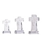 Offre spéciale cadeaux chrétiens croix de cristal debout libre avec Jésus Figurine cadeaux religieux catholiques
