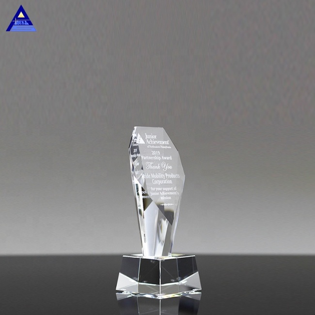 Fashion Creative Unique Design Clear Crystal Trophy Blanks