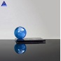 Новый креативный синий цвет матовый хрустальный глобус шар для деловых настольных сувениров