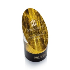 Óptico k9 material 3d láser cristal grabado cristal trofeo bloque oro plata cristal premio cubo negocio regalo