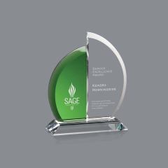 Trofeo de premio de cristal de fabricación al por mayor de Alibaba China para regalos de recuerdos de grabado