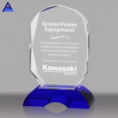 Trofeos de premios de cristal láser de grabado de la mejor calidad para recuerdos