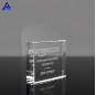 Flat Edge Rectangle Crystal Paperweight,Edge Cut Crystal Award