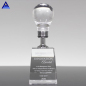Latest Promotion Price Success Light Bulb Shape Crystal Award Trophy For Souvenir