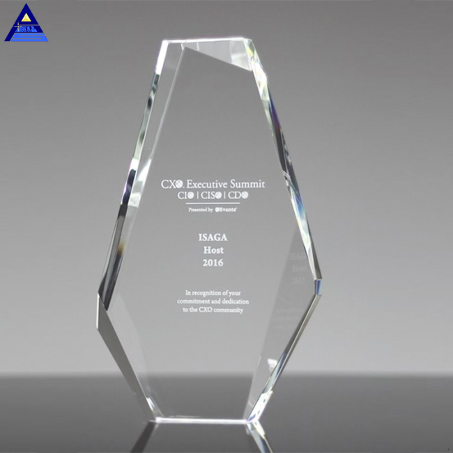 Hight Quality Iceberg Shape Blank Crystal Award For Business Souvenir Gifts