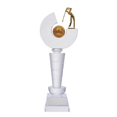 Trofeo del culturismo de los premios del metal de los deportes de bola chapados en oro de China para los premios deportivos