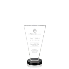 Trofeo de diseño único de premio de placa de cristal de mejor calidad de fábrica de muchos años para decoración