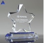 Подарок корпоративных наград кристаллического трофея в форме звезды народного искусства с гравировкой логотипа