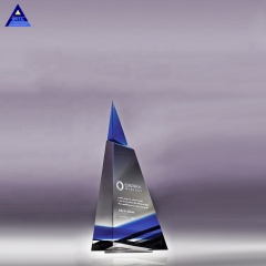 Tourist Souvenir Small Religious Cheap Indigo Peak Award Trophy Crystal Gifts