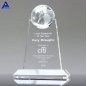 Китай Поставщик Деловая встреча Подарочные руки Глобальная карта Земли Paramount Crystal Award Trophy