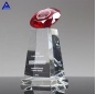 Diamante de cristal grabado claro de esfera de diamante personalizado al por mayor con base como regalos de empresa