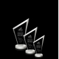 Pujiang Wholesale clear K9 High Quality crystal pilla trophy for business annual awards