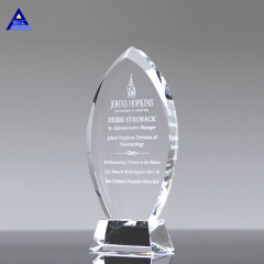 Fancy Engraving K9 Accolade Flame Crystal Award para decoración