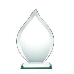 2020 Plaque de récompense en verre cristal K9 exquise de conception la plus récente de la vente en gros d'usine