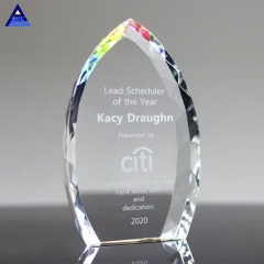 Rainbow Jeweled Crystal Clear Flame Awards pour reconnaître le souvenir