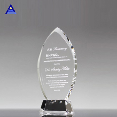Fancy Engraving K9 Accolade Flame Crystal Award para decoración