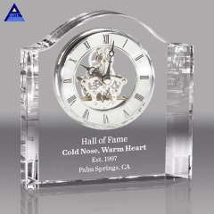 Wholesale Cheap Fashion Wedding Favor Crystal Desk Clock Gift For Guest Giveaway Souvenirs