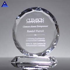 Großhandelspreis Crystal Sunflower Plaque Trophy für Unternehmensmitarbeiter
