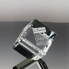 Bloc Gravure Laser K9 Blanc 3D Cadeaux Décorations Matériel 2D Photo Décor Cristal Cube