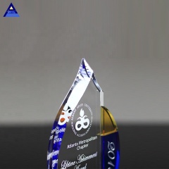 Factory Direct Sale Fuego Award Crystal Trophy For Souvenir