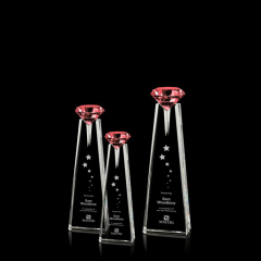 Premio de trofeo de cristal de diamante al por mayor personalizado de color estéreo de nueva moda 2020