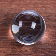 80mm Größe Transparente Kristallglaskugel K9 klare Kristallglaskugel