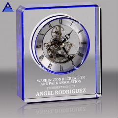 K9 cristal clair Vintage Types fantaisie faveur de mariage décoratif cristal Table horloge de bureau pour cadeau Souvenir