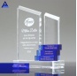 Yiwu Factory Wholesale New Design Blue Crystal Trophy for Customized Engraving
