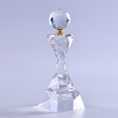 2020 Nouveau trophée de cristal laser 3D avec globe en verre pour les récompenses de souvenirs d'affaires