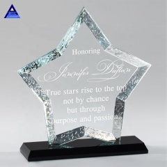 Nouvelle conception de haute qualité K9 Star Top Crystal Awards pour le prix des sports de saison