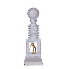 Bestseller Gravierte benutzerdefinierte Logo Optical Golf Plaque Award mit günstigen Preis