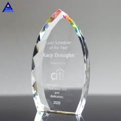 Rainbow Jeweled Crystal Clear Flame Awards pour reconnaître le souvenir