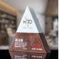 New Design Customize Triangle Shape Trophies Marble Plaque Wooden Crystal Trophy Award