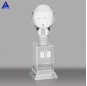 Trofeo de bombilla de premio de cristal transparente K9 personalizado barato de alta calidad para regalo de recuerdo