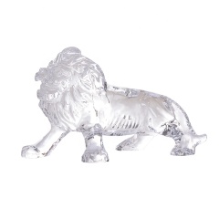 Fengshui оптовая продажа на заказ фигурка животного декоративная величественная хрустальная фигурка льва для делового подарка