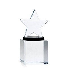 Usine de gros K9 vide Crystal Star Award Trophée Crystal Star Trophy