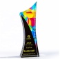 K9 Crystal Material High quality color printing crystal award glass trophy souvenir gift