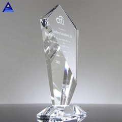 Crystal Sky Scraper Award Trophy,Crystal Glass Gift Glass Trophy Blanks