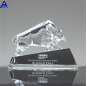 Cristal de premio al por mayor de trofeo grabado con láser 3D de nuevo diseño personalizado