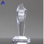 The Most Popular Custom Clear Optical Crystal Torch Award Trophy For Business Cooperation
