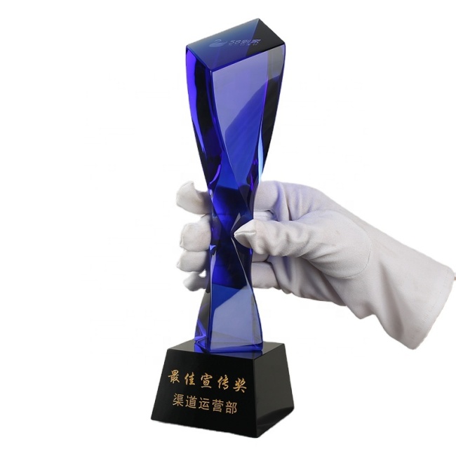 Crystal Clock Crystal Award And Trophies Crystal Clock Trophy