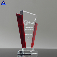 Premio al por mayor del trofeo de cristal del diamante del nuevo diseño