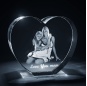 2021 Crystal Blank 3D Laser Hochzeitsgeschenk Herzförmige 3D Foto Kristallblock