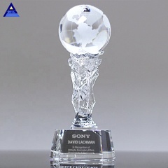 Prix ​​bon marché personnalisé Trophée Crystal Athena Award de haute qualité