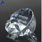 Pisapapeles grabado con láser 3D de cristal inclinado iluminado barato con diamante