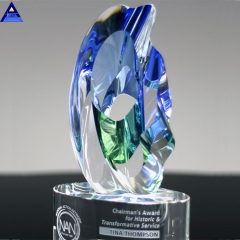 2019 New Design Glass Trophy Award With Good Quality